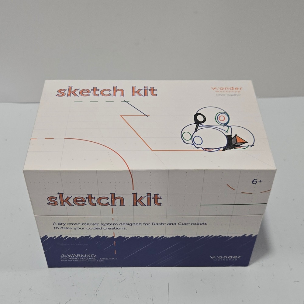 Wonder Workshop Sketch Kit for Dash and Cue Robots 1-SK01-11 STEM Coding Toy